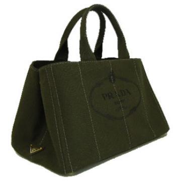 日本プラダ スーパーコピーPrada カナパ ロゴプリント キャンバス トートバッグ GM カーキ ミリタリー MILITARE BN1872