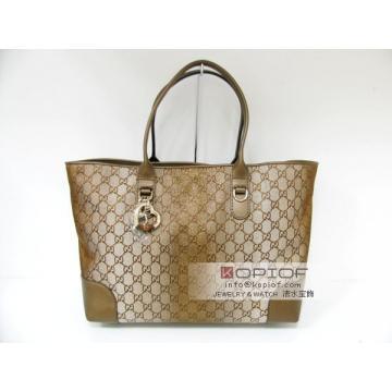 日本グッチ スーパーコピー GUCCI トートバッグ ゴールド×ベージュ×GG柄