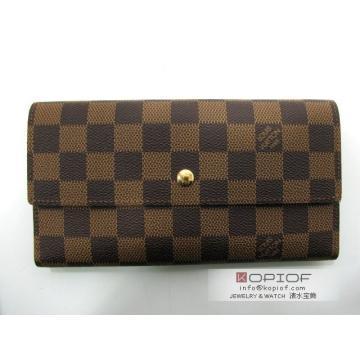 日本ルイヴィトン スーパーコピーlouisvuitton 三つ折長財布 ダミエ N61217