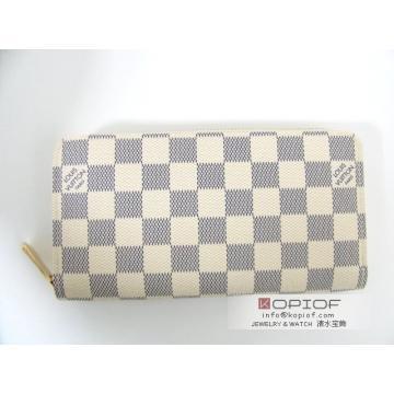 日本ルイヴィトン スーパーコピーlouisvuitton ラウンド長財布 ダミエ・アズール N60019