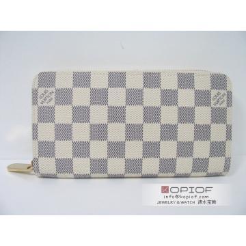 日本ルイヴィトン スーパーコピーlouisvuitton ジッピー・ウォレット ダミエ・アズール N60019
