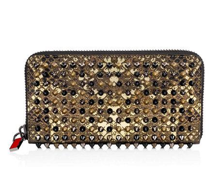 ss2017 クリスチャンルブタン スーパーコピー スパイク カーフレザー ロングウォレット パイソン柄 7053101