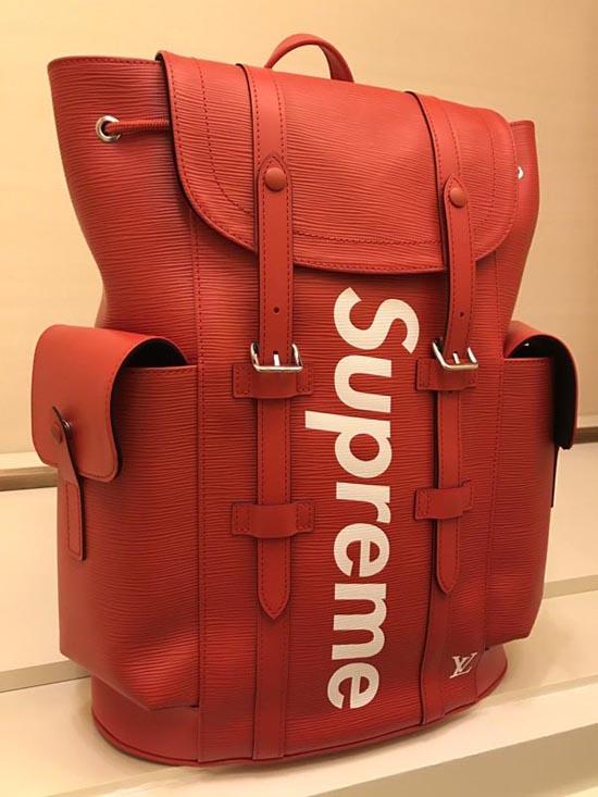 Louis Vuitton×Supreme コラボレーション ◆ クリストファー バックパック M53414