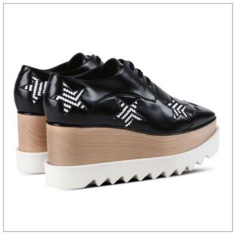 2017春夏新作 StellaMcCartney ステラマッカートニー スーパーコピー スターアップリケElyseシューズ 70620003