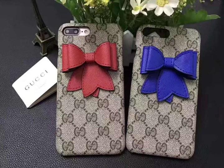 グッチ iPhone8カバー 蝶結び Gucci アイホーンケース カワイイ IPHONE6SPLUS ハードカバー ジャケット 7101218 
