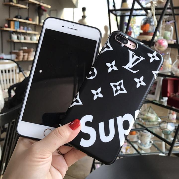 LOUIS VUITTON supreme アイフォン ケース 花柄 iphone6s plusケース モノグラム風 シュプリーム ルイヴィトン IPHONE8カバー オシャレ ブランド 7101206 