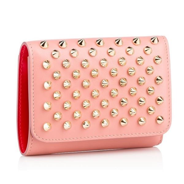 新作限定ピンク クリスチャンルブタン コピー Christian Louboutin★マカロン 折りたたみ財布 7042607