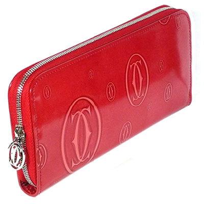 CARTIER ハッピーバスデイ ラウンドファスナー長財布 L3001253