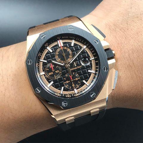 2017新作 オーデマピゲ スーパーコピー ロイヤル オーク オフショア クロノグラフ 44MM 26401RO.OO.A002CA.02