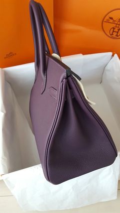 HERMESエルメス スーパーコピー★《国内送でスーパーレアなG金具》BIRKINレザン30cm 7011104