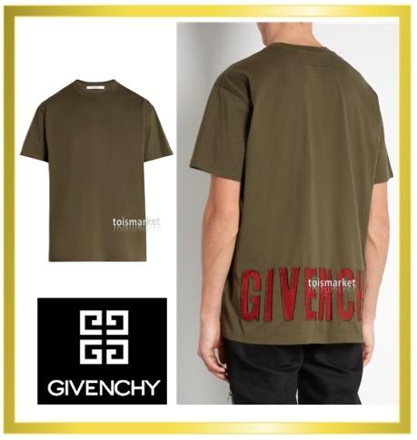 ★国内発送★GIVENCHY(ジバンシィスーパーコピー )ロゴ入りコットンTシャツ 7072409