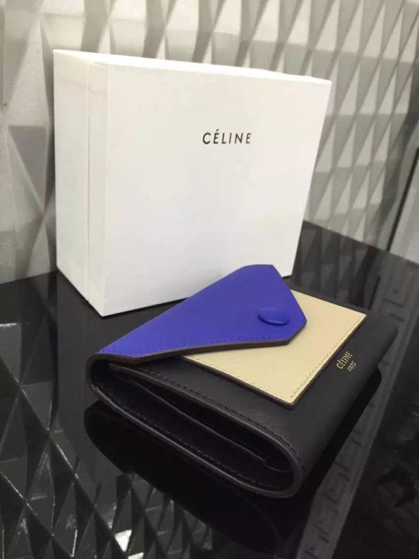 2015/16秋冬新作CELINE セリーヌスーパーコピー 超可愛ポケット付折り小財布