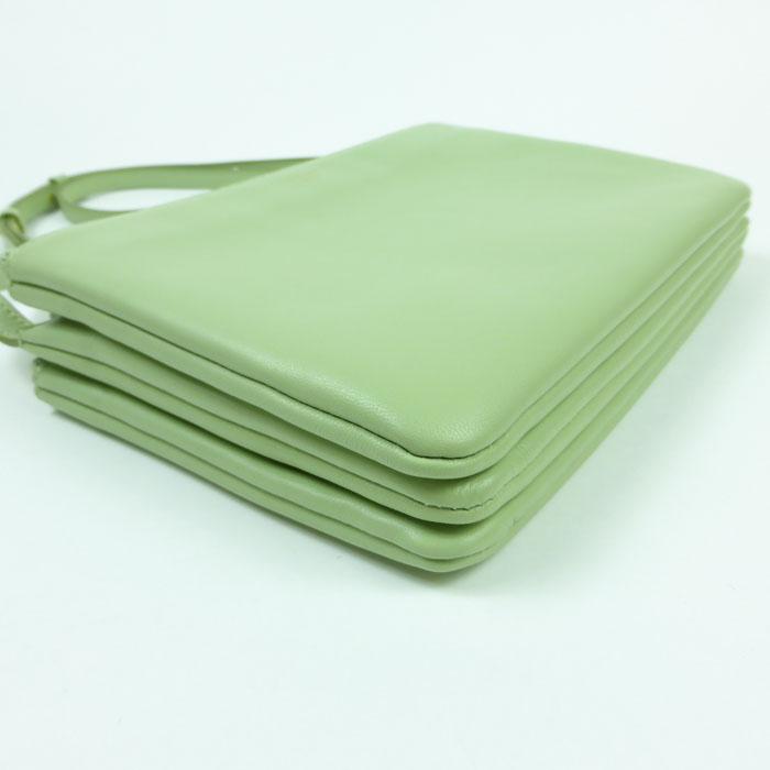 2014最新作新作入荷★ 【CELINEセリーヌコピー】トリオ バッグ クラッチ 165113 PISTACCHIO