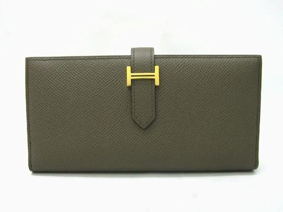 HERMES/エルメス コピー 財布 ベアンスフレ エタン/ゴールド金具 7011810