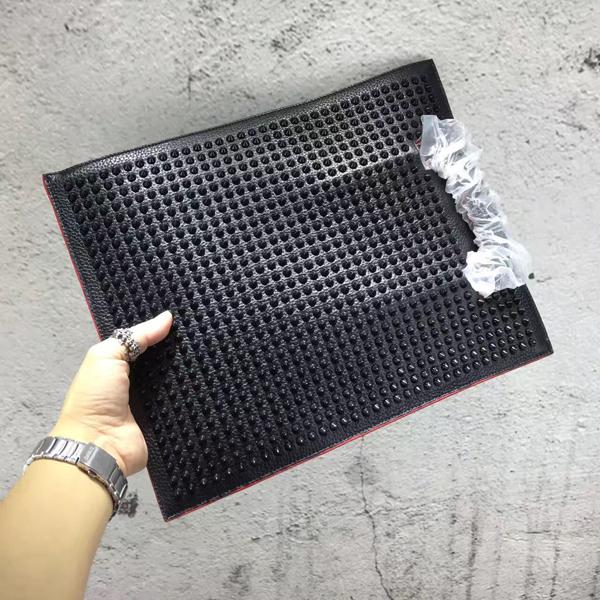 2017新作 クリスチャンルブタン スーパーコピー 2WAYトート Trictrac Large ブラック 7061001 