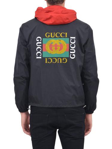 新作【GUCCI】ロゴプリント ウィンドブレーカー ジャケット 7102602