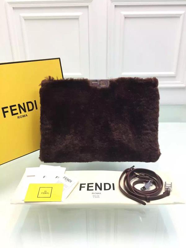 2015AW FENDI フェンディコピー PEEKABOO クラッチ 8BP1025AXF066D