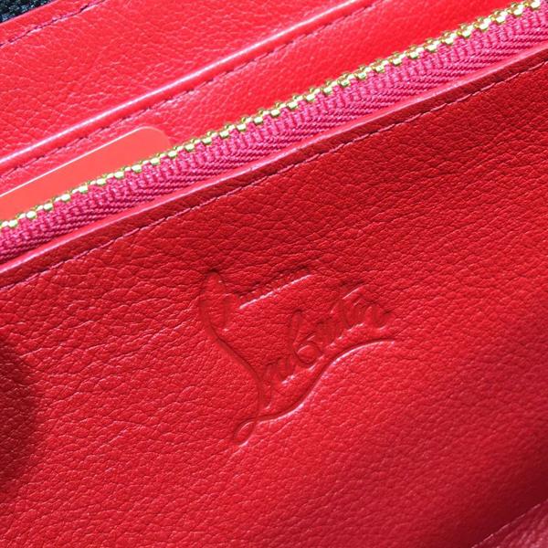 春夏新作 Christian Louboutin ルブタン 財布 コピー PANETTONE スパイクスタッズ長財布6112420