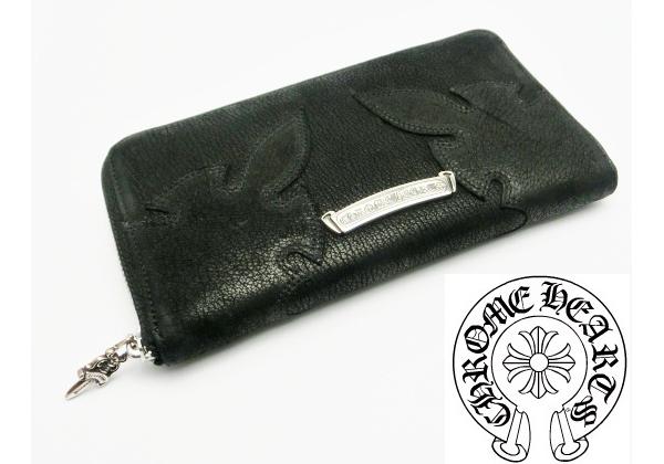 クロムハーツ 長財布 ダブルフレアニー ラウンドファスナー Chromehearts612015