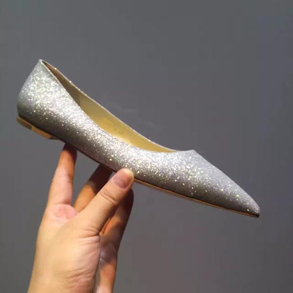 ☆2016-17AW　Jimmy Choo(ジミーチュウ スーパーコピー) Romy バレエシューズ☆16090713