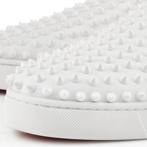 クリスチャン ルブタンスーパーコピー Christian Louboutin 人気の白レザーx白スパイク 6071905