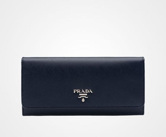 新作 プラダ コピー SAFFIANO バイカラーカードホルダー付長財布 1MH132