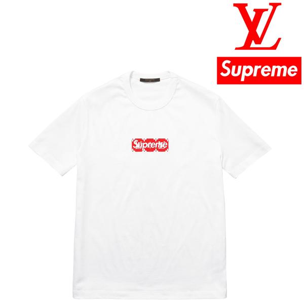 17-18AW新作 シュプリーム スーパーコピー Tシャツ SUPREME X Louis Vuitton★BOX LOGO TEE 7090414
