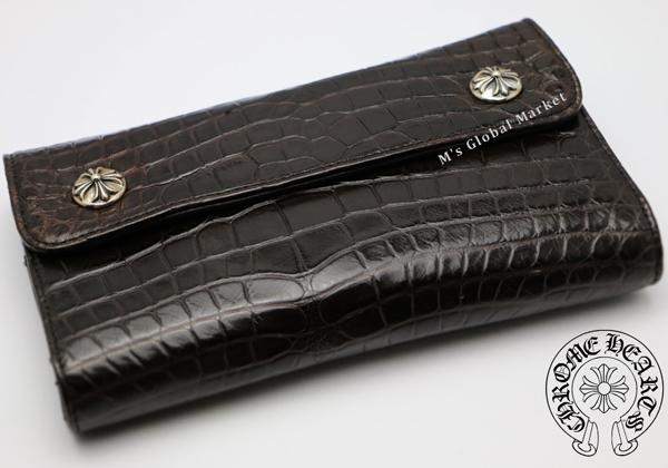 クロムハーツ財布 コピー WAVEウェーブウォレット アリゲーター Chromehearts612012
