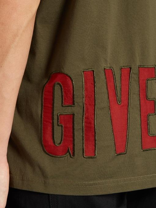 ★国内発送★GIVENCHY(ジバンシィスーパーコピー )ロゴ入りコットンTシャツ 7072409