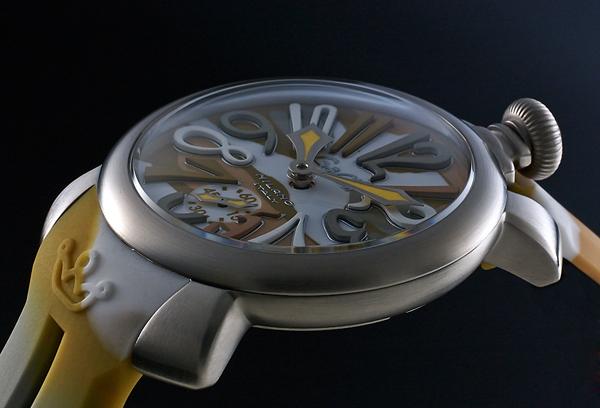 ガガミラノ スーパーコピー マヌアーレ 48mm カモフラージュ シリコンラバーベルト 5010.17S 