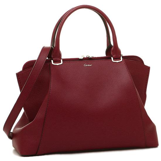 カルティエ スーパーコピー バッグ CARTIER L1001829 C DE CARTIER C ドゥ SMALL MODEL 2WAYバッグ RED