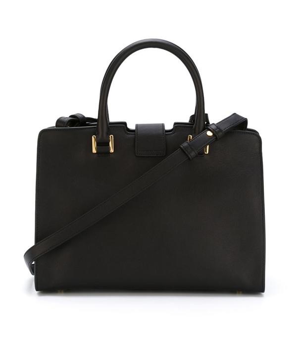 サンローランスーパーコピー Saint Laurent baby monogram cabas黒 Xゴールド 7041801