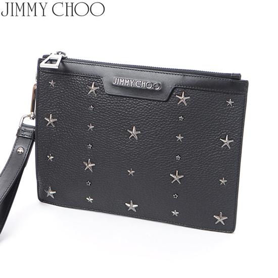JIMMY CHOO スーパーコピー クラッチバッグ DEREK MINI メンズ ブラック 2017春夏新作 7060610