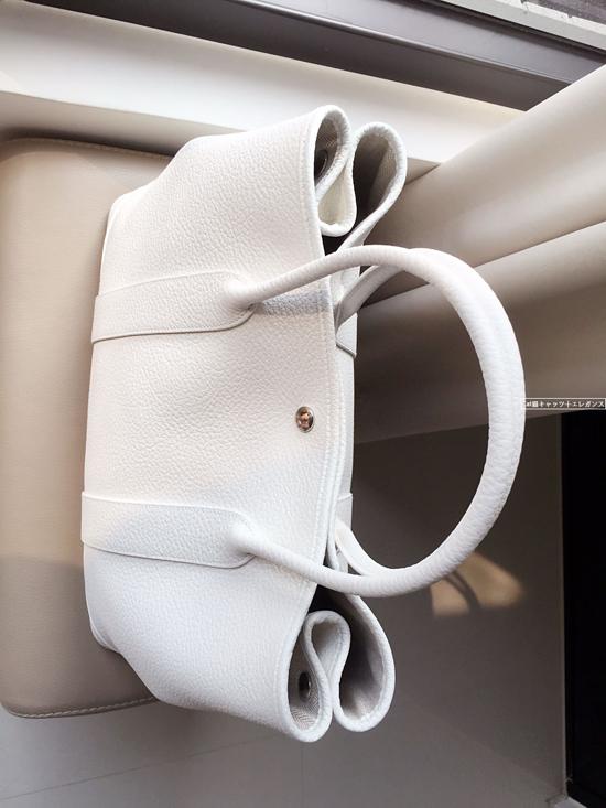 HERMES(エルメス)☆ガーデンパーティー36☆BLANC(WHITE)白 6051125