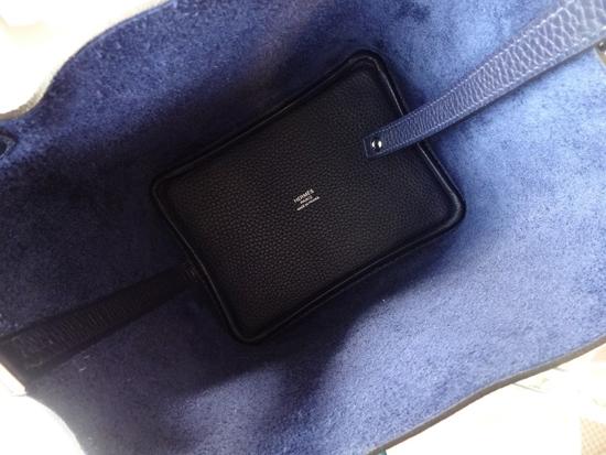 HERMES コピー新色★お洒落なネイビーのピコタンPM★ブルーニュイ