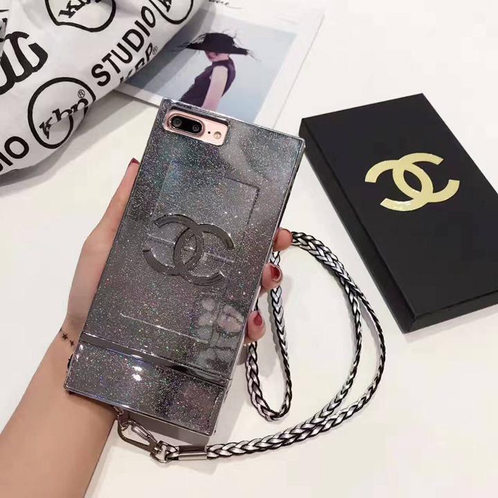 シャネル iphone6s plusケース 衝撃性 CHANEL iphone8ケース キラキラ アイホン7plusケース カワイイ ストラップ付き 女子愛用 7092313