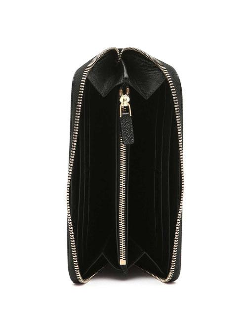 関送込【BVLGARI】大人気☆Zip Around☆長財布【Black/Rosso】 7031114