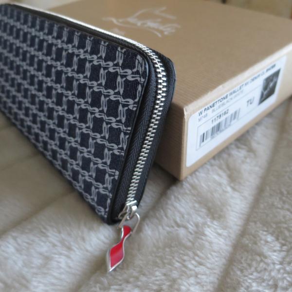 ルブタン 財布 コピー【Christian Louboutin】★パネトーネ 長財布 デニム★おしゃれ♪7042701