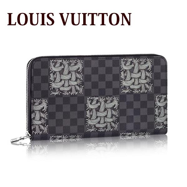 ルイヴィトン LOUIS VUITTON 長財布 メンズ ダミエ･グラフィット N61214 ラウンドファスナー ジッピー・オーガナイザー クリストファー･ネメス 