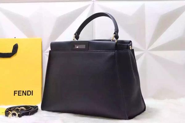 2015-16AW FENDI フェンディコピー　ピーカブー ラージ PEEKABOO ブラック 8BN2103ZNF0KUR