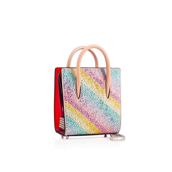 【Christian Louboutin】クリスタルストラス レインボー バッグ 7101114