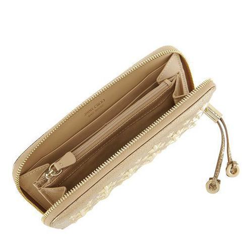 ジミーチュウ コピー JIMMY CHOO【FILIPA】長財布 ゴールドシャンパン jc70109