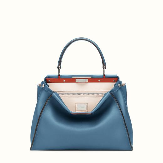 FENDI コピー プチ トゥージュール ファッションショー ブルーレザー 8BH2533WLF06M0