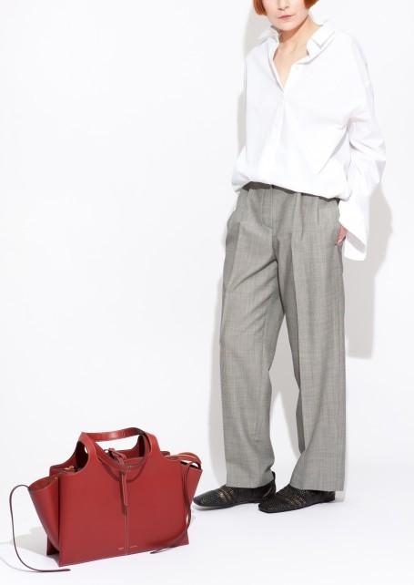 2017新作 CELINE セリーヌスーパーコピー★Tri-foldトライフォールド バッグ Red medium 7080702