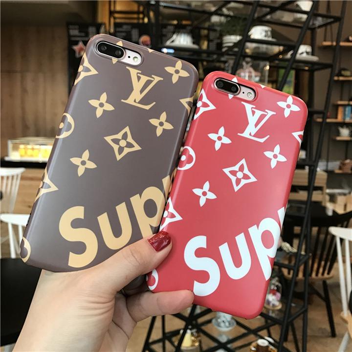LOUIS VUITTON supreme アイフォン ケース 花柄 iphone6s plusケース モノグラム風 シュプリーム ルイヴィトン IPHONE8カバー オシャレ ブランド 7101206 