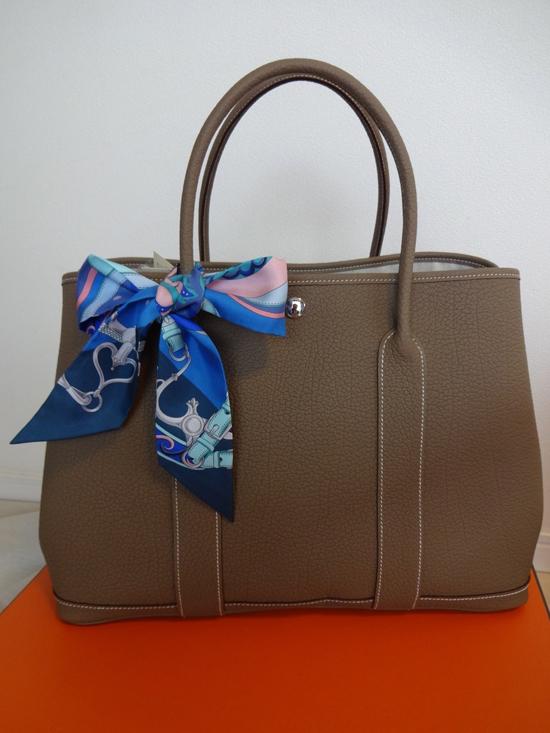HERMES 人気カラーのガーデンパーティー36★エトゥープ★即発