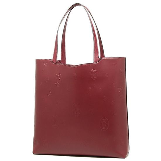 カルティエ バッグ CARTIER L1001932 ハッピーバースデー トートバッグ レッド