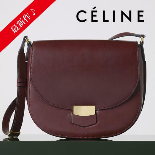 15-16AW Celine セリーヌスーパーコピー TROTTEURカーフスキンスモールショルダーバッグ
