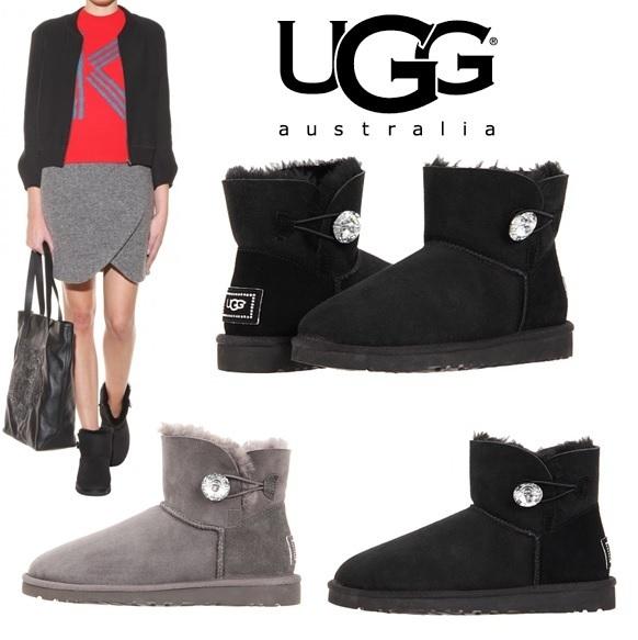 即発送！関税負担あり UGG MINI BAILEY BUTTON BLING 7072117