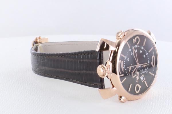 ガガミラノスーパーコピー シンクロノ46MM THIN CHRONO 18ｋPGコーティング 時計 5098.03BW